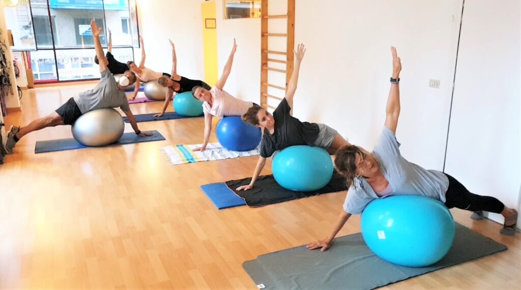 Pilates FitBall. (clase completa)