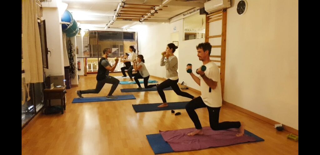 Pilates con Pesas (Clase completa)